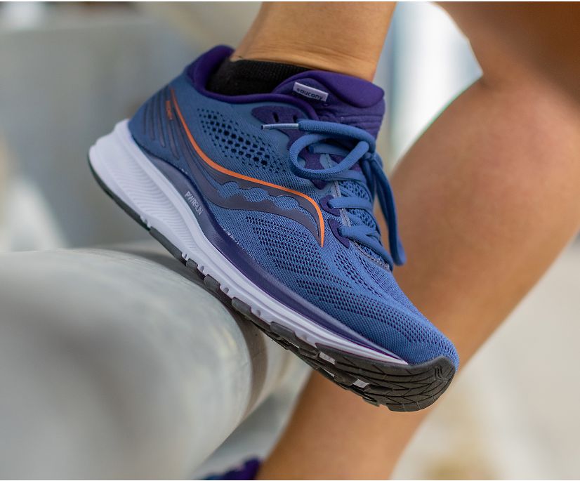 Saucony Ride 14 Women's Running Shoes Navy | Canada 193AHKP